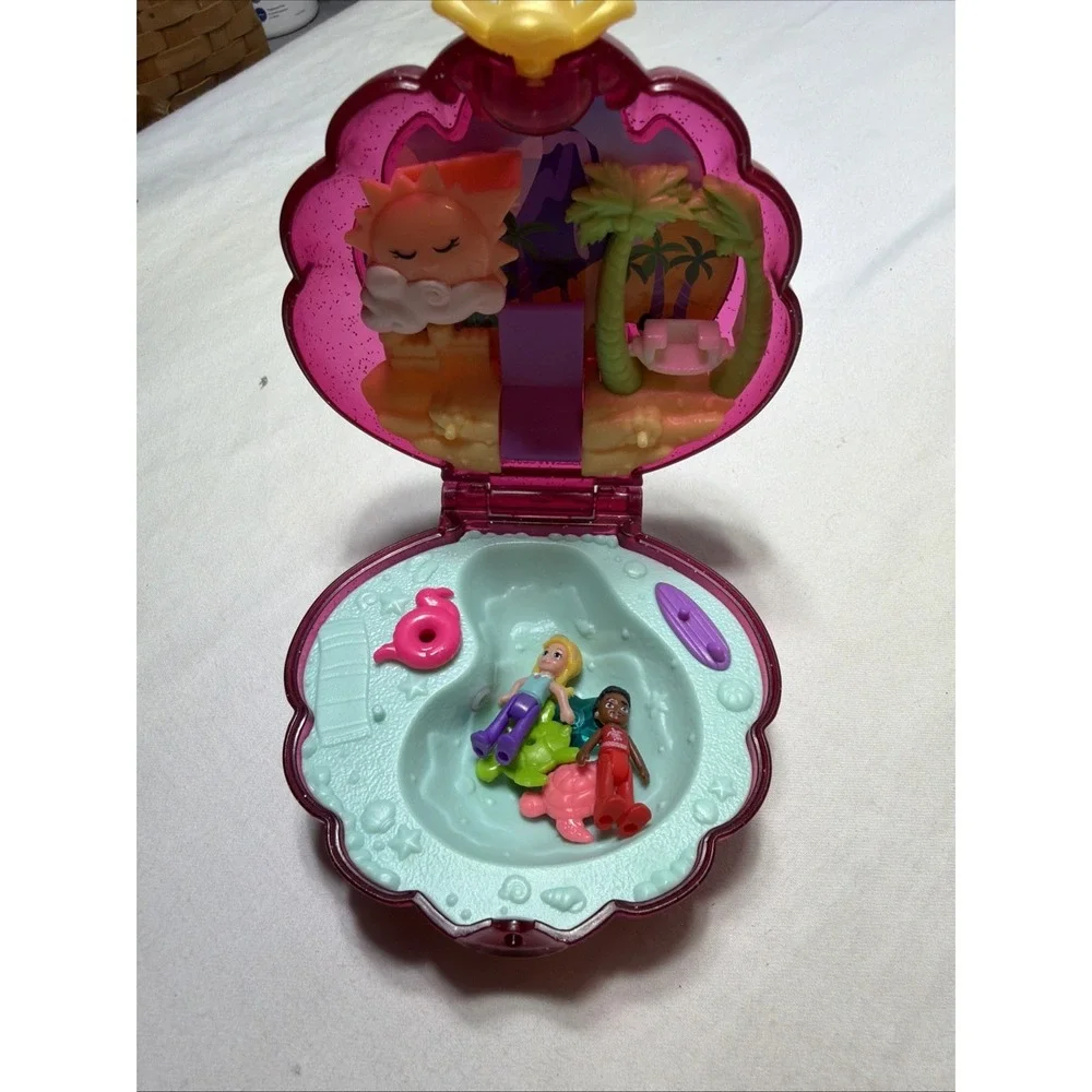 2022 Mattel ORIGINAL DOLL Polly Pocket Sea Shell Adventure Playset HKV46
